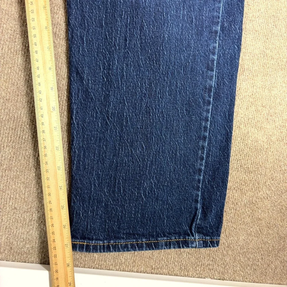 Levi's 505 Jeans Mens 40X30 Blue Denim Straight Leg Medium Wash High Rise Travel